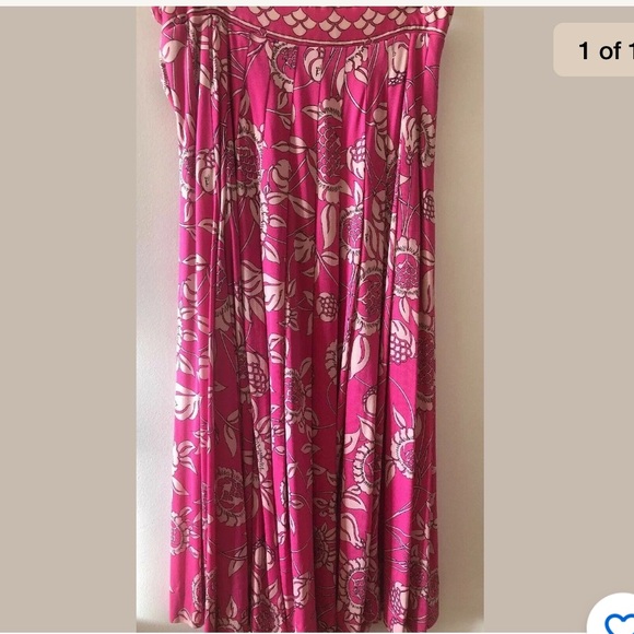 Emilio Pucci Vintage Pink Floral Skirt - Picture 2 of 11
